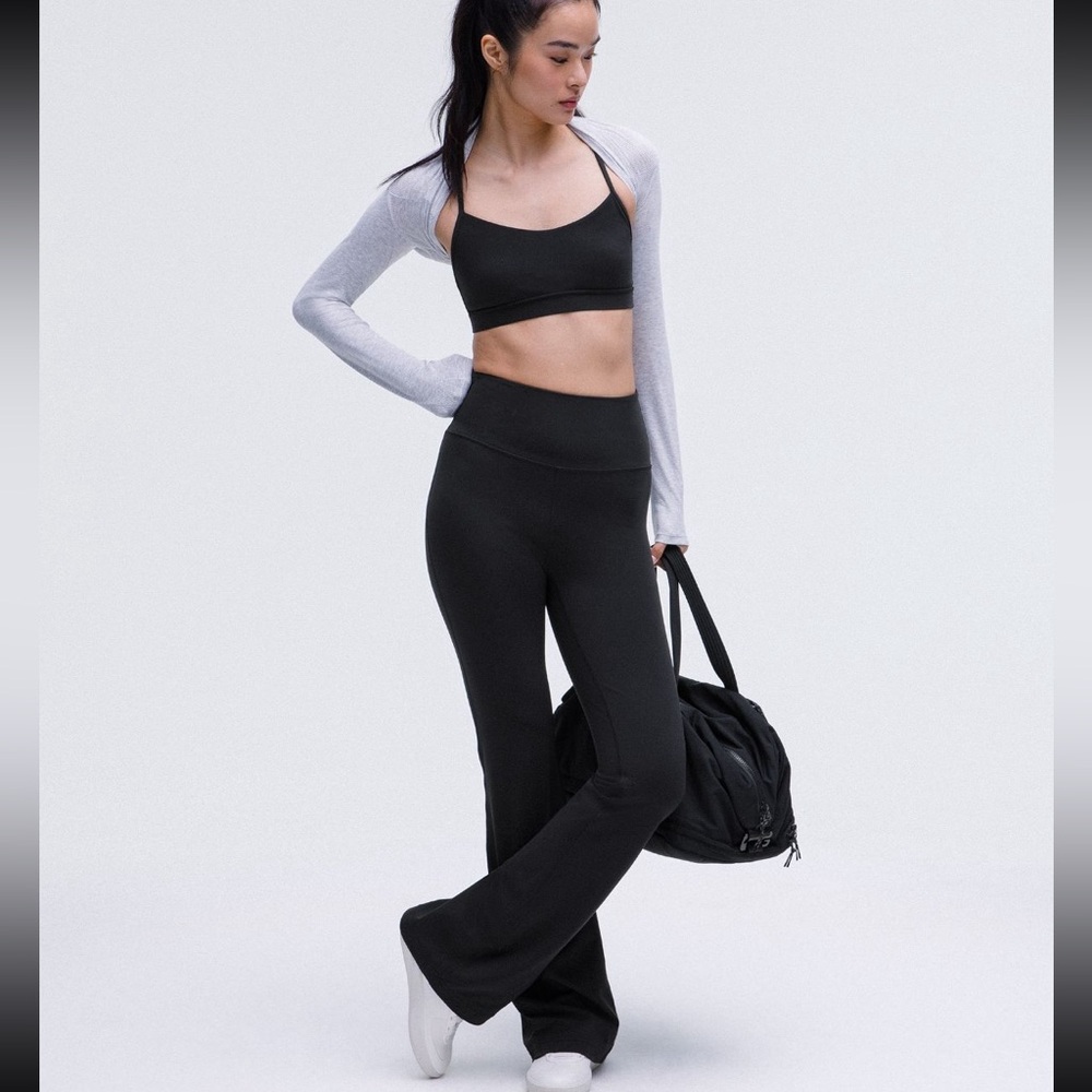 lululemon athletica Black High-Rise Flared Leggings